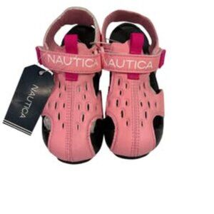 Girls size 9 Nautica Pink Sandals New With Tags